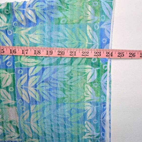 Before & Again Banded Bell Sleeve Top Blue Green Small - Picture 9 of 10